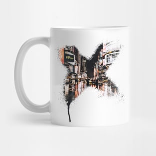 New York City Graffiti Design//TImes Square Mug